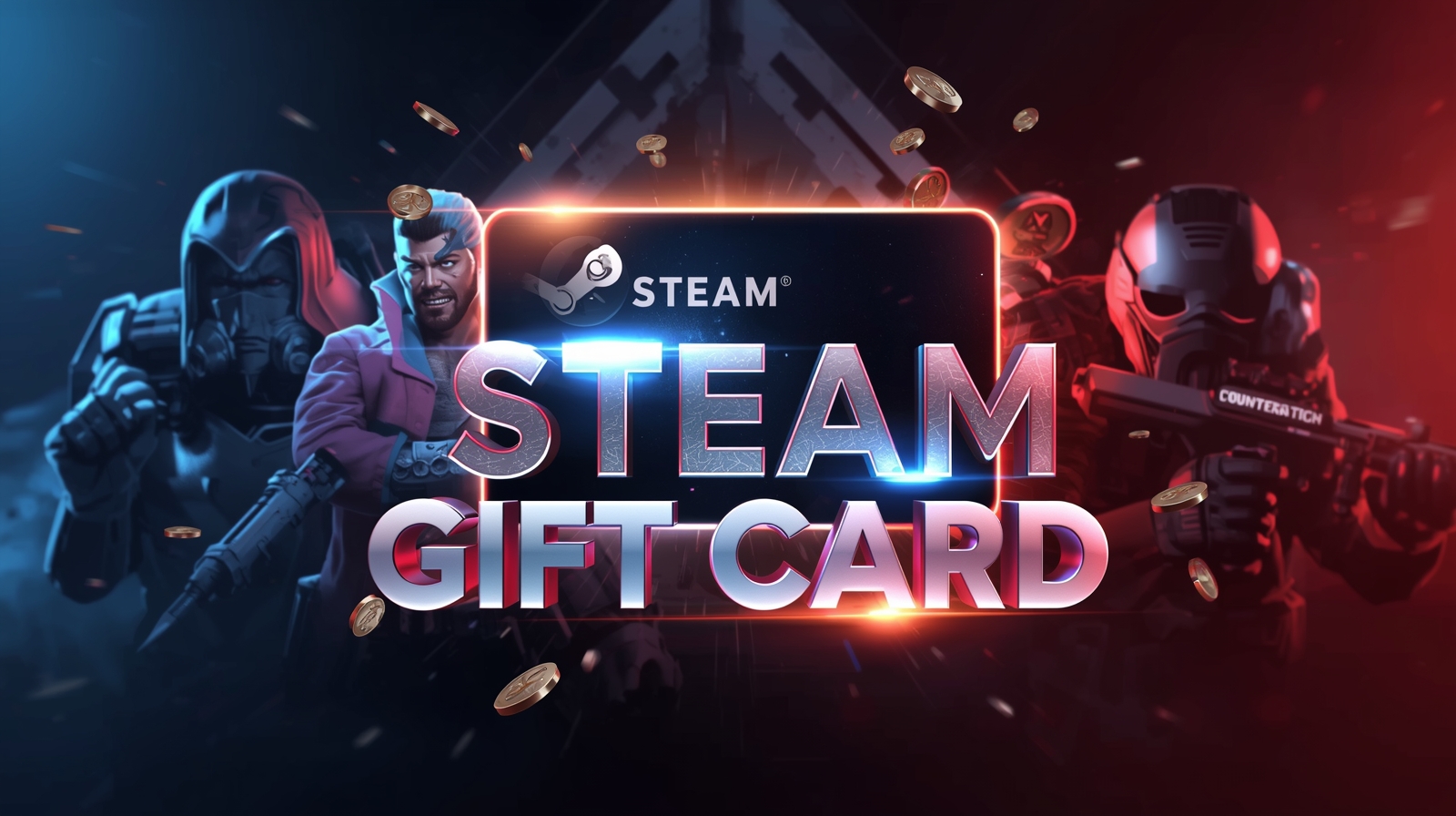 Redeem Steam Gift Card Easily — Add Funds to Your Wallet Instantly: 100% Working Methods